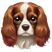Cavalier dog sticker