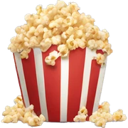 movie popcorn sticker