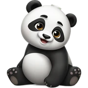 Cute Panda  sticker