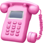 pink phone sticker