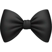 black bow sticker
