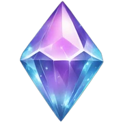 shining magic crystal sticker