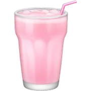 Light Pink drink sticker
