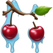 Dripping Cherry sticker