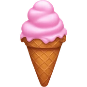 Ice cream pink sticker