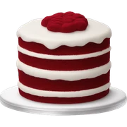Red velvet cake sticker