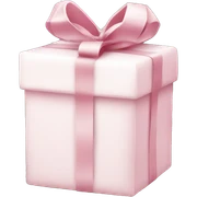 Light pink Christmas gifts under a white Christmas tree  sticker