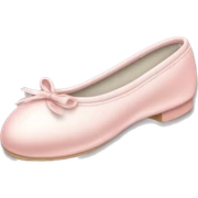 Pale pink ballet shoes sticker