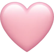 Light pink heart sticker