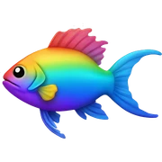 Regenbogenfisch sticker
