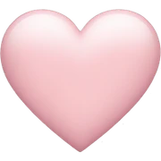 Light pink heart sticker