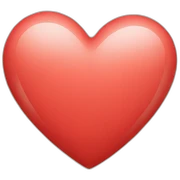 Light red heart sticker