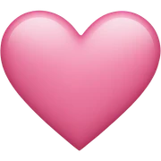 Pink heart sticker