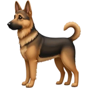 German shepherd  sticker