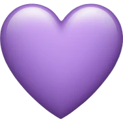 Light Purple Heart  sticker