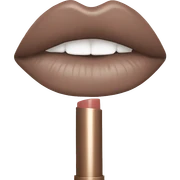 neutral lipstick sticker