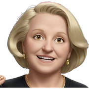 blonde girl with earrings sticker
