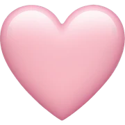 Light pink heart  sticker
