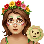 Flower-Crowned Dancer sticker