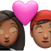 couple in love under stars sticker