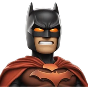 Volcano batman sticker