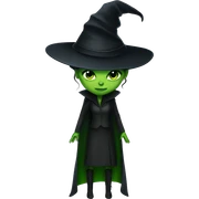 Elphaba wicked outfit  sticker