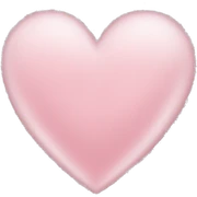 light pink glittery heart  sticker