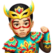 Luchador sticker