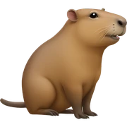Capybara sticker