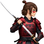 Fierce Samurai sticker
