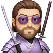 Gentle Samurai sticker
