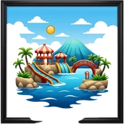 Ocean park sticker