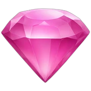 pink gem sticker