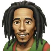 Bob Marley  sticker