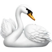 Swan sticker