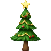 Norwegian Christmas tree sticker