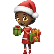 Shopping Xmas love  sticker