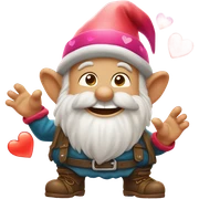 Gnome sending la ve sticker
