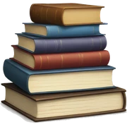 Book stack sticker