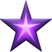 purple star sticker