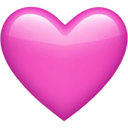 pink heart sticker