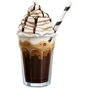Iced coffee sticker