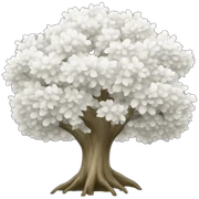 arbre blanc sticker