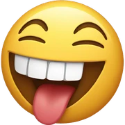 A laughing heart sticker