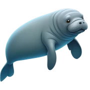 Manatee sticker