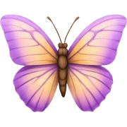mariposa lila sticker