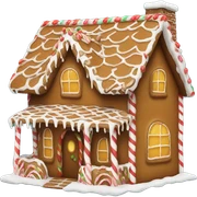 Gingerbread house sticker