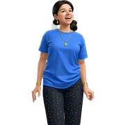 girl with jewelry indoors sticker