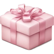 Light pink Christmas gifts under a white Christmas tree  sticker