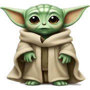 Baby yoda sticker